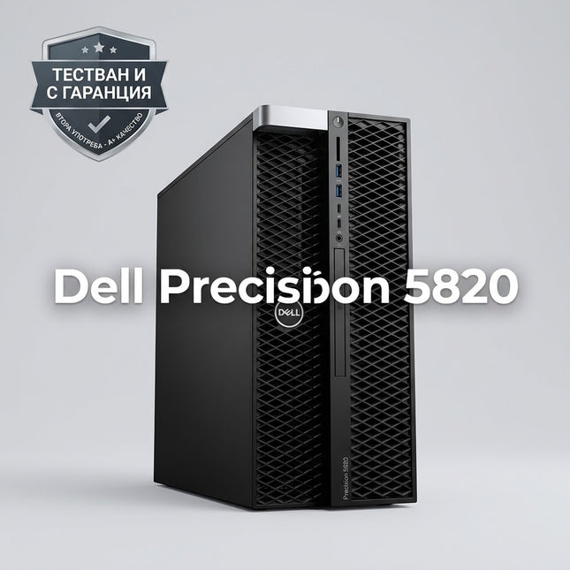 DELL PRECISION 5820 Tower Работна станция втора употреба - CPU W2133, 16GB RAM DDR4, 512GB NVMe, NVIDIA Quadro P2200  - 5GB