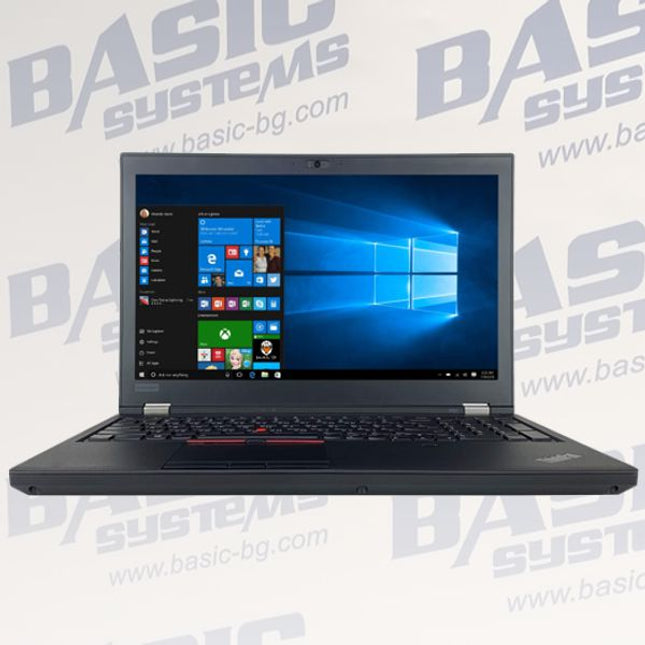 Лаптоп Lenovo ThinkPad P52 втора употреба - CPU i7-8750H, 16GB RAM DDR4, 256GB NVMe, NVIDIA Quadro P1000, FHD (1920x1080), IPS
