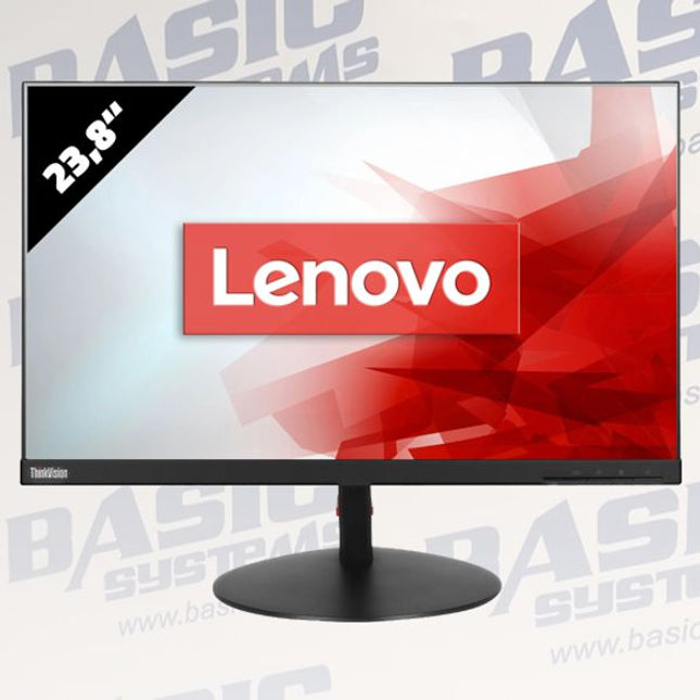 Lenovo ThinkVision T24i-10 24" Монитор втора употреба - (1920 x 1080; IPS - матрица; DisplayPort, VGA, HDMI, USB 3.0)