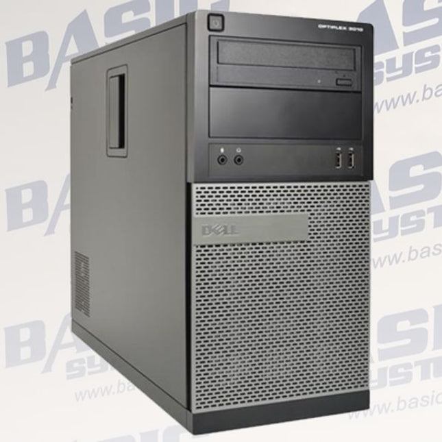 DELL OptiPlex 3010 Tower Компютър втора употреба - CPU i3-2120 3.3 GHz, 8GB RAM, 500GB HDD, HD Graphics 2000