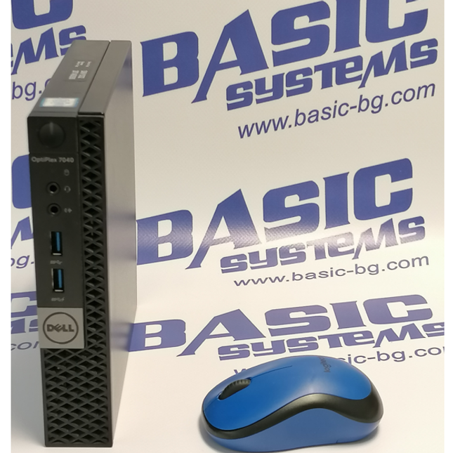 Компютър втора употреба DELL OptiPlex 7040 Micro - CPU i5-6500T 2,50GHz, 8GB RAM DDR4, 120GB SSD, HD Graphics 530