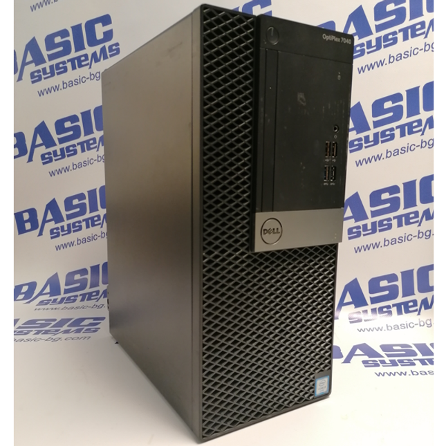 Компютър втора употреба DELL OptiPlex 7040 tower с i3-6100 процесор, HDMI port и 8GB RAM.