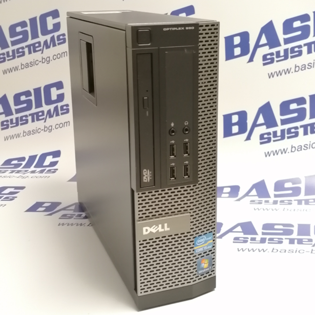 Компютър втора употреба DELL OptiPlex 990 SFF - CPU I5 2400 3,1Ghz, 4GB RAM, 250GB HDD, HD Graphics 2000