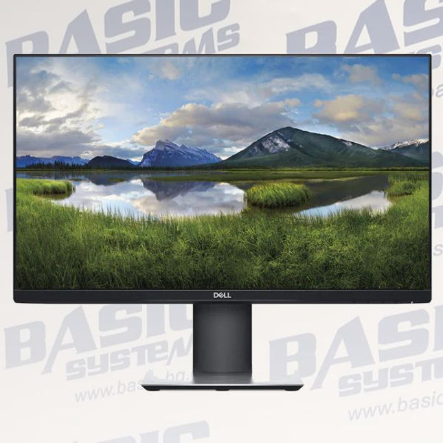 DELL P2419H 24" Монитор втора употреба - (1920 x 1080, IPS - матрица, VGA, DisplayPort, HDMI, USB 3.0)