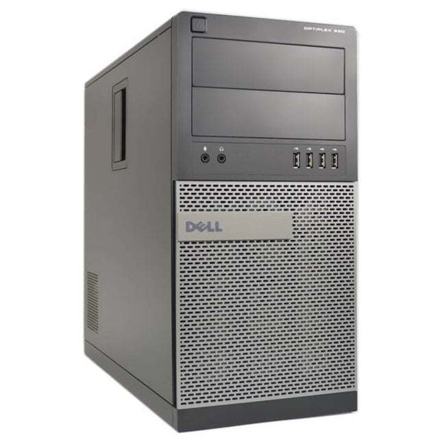 Компютър втора употреба DELL OptiPlex 990 Tower - CPU G3220 - 3.00 GHz, 4GB RAM, 320GB HDD, HD Graphics