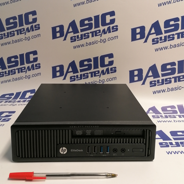 Компютър втора употреба HP EliteDesk 800 G1 USFF - CPU i5 4590s 3,00Ghz, 8GB RAM, 500GB HDD, HD Graphics 4600