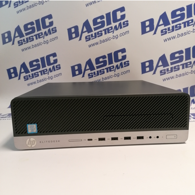 Компютър втора употреба HP EliteDesk 800 G3 SFF - CPU i5 6500 - 3.20 GHz, 8GB RAM, 256GB SSD, HD Graphics 530