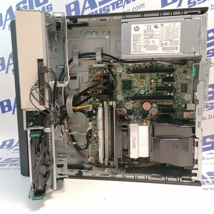 SFF Workstations second hand HP Z230 SFF - CPU Xeon E3-1245 v3, 8GB RAM, 500GB HDD, inside view.