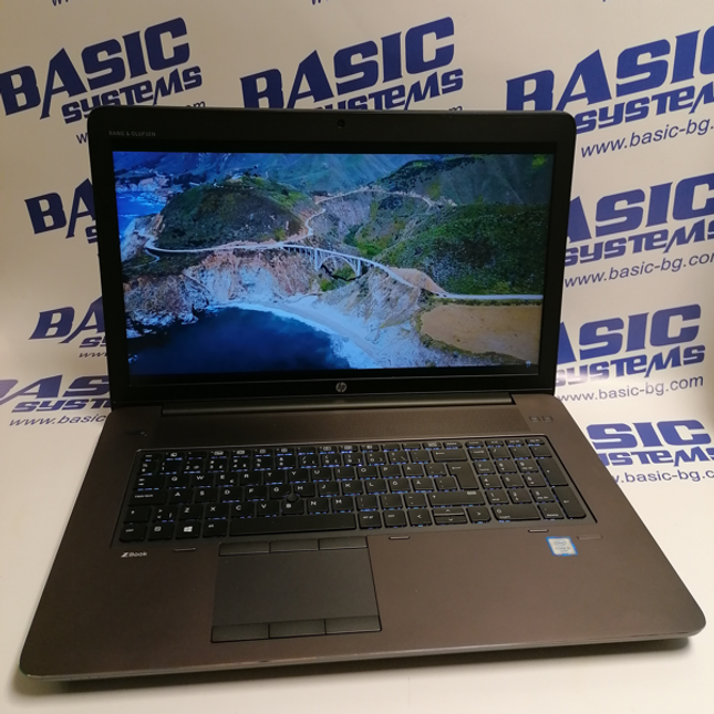 Лаптоп втора ръка HP ZBook 17 G3 с процесор i5-6400HQ на 2.60GHz работна честота, оперативна памет 8GB DDR4, твърд диск 256 GB SSD и видеокарта NVIDIA Quadro M1000M.