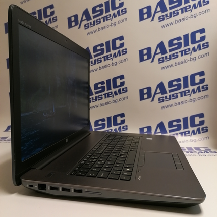 Лаптоп втора ръка HP ZBook 17 G3 с процесор i5-6400HQ на 2.60GHz работна честота, оперативна памет 8GB DDR4, твърд диск 256 GB SSD и видеокарта NVIDIA Quadro M1000M.