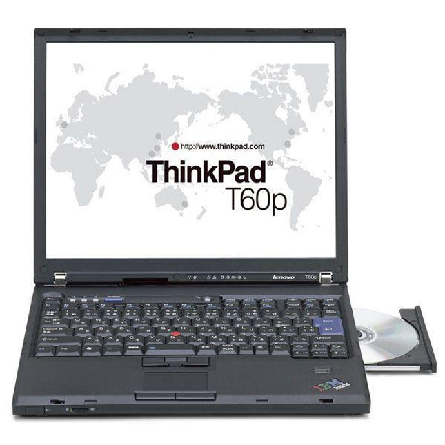 Лаптоп втора употреба Lenovo ThinkPad T60 - CPU Т2400, 4GB RAM, 120GB SSD