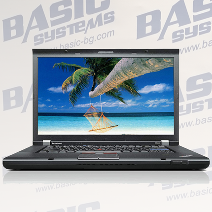 Лаптоп втора употреба Lenovo ThinkPad T520 - CPU i5-2450M, 8GB RAM, 120GB SSD, HD Graphics 3000