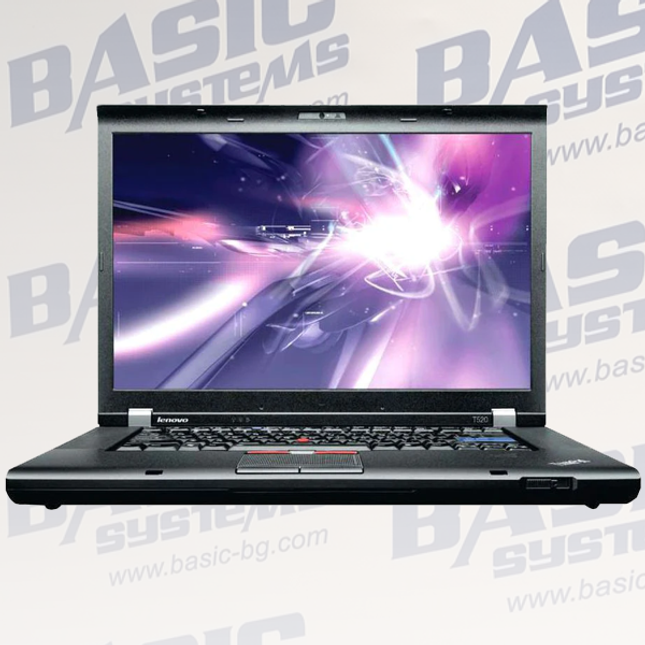 Лаптоп втора употреба Lenovo ThinkPad T520 - CPU i5-2450M, 8GB RAM, 120GB SSD, HD Graphics 3000