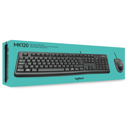 Kлавиатура + Mишка Logitech MK120 (24 месеца гаранция)