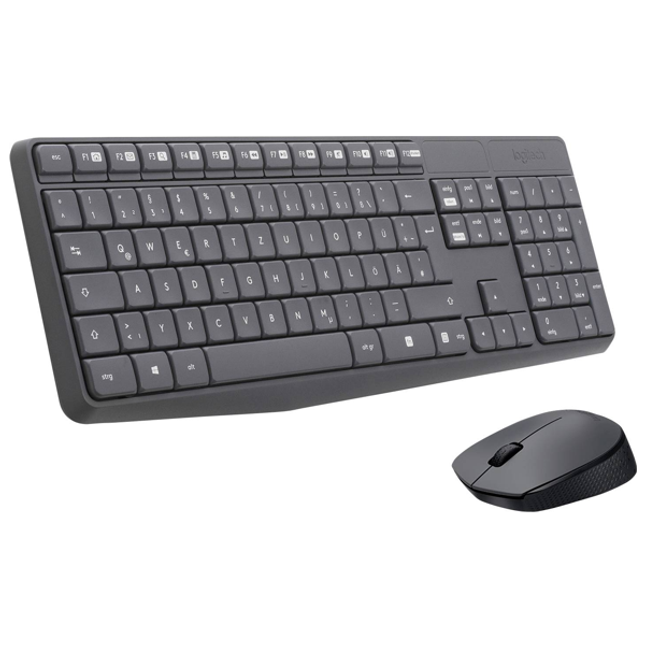 Kлавиатура + Mишка Logitech MK235 WIRELESS (24 месеца гаранция)
