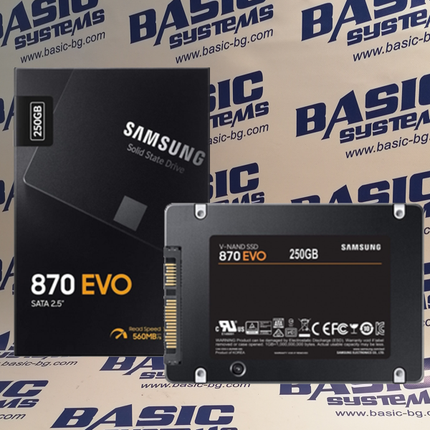 Памет SSD 250GB Samsung 870 EVO