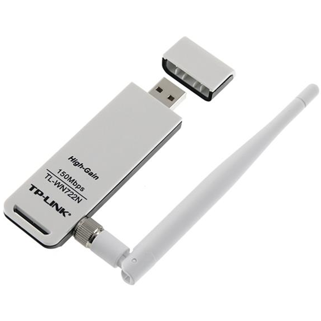 Безжична мрежова карта TP-Link TL-WN722N - USB