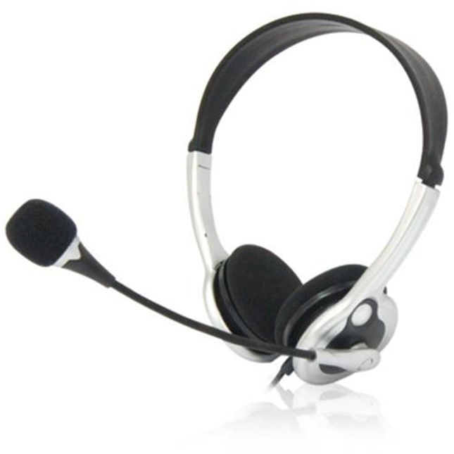 Слушалки с микрофон VCom