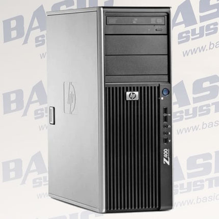 Работна станция втора употреба HP Z400- CPU Xeon W3520, 8GB RAM, 180GB SSD + 500GB HDD, NVS300