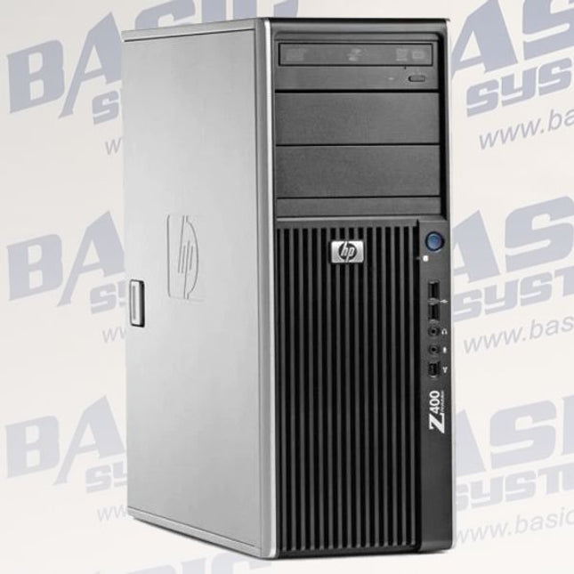 Работна станция втора употреба HP Z400- CPU Xeon W3520, 8GB RAM, 180GB SSD + 500GB HDD, NVS300