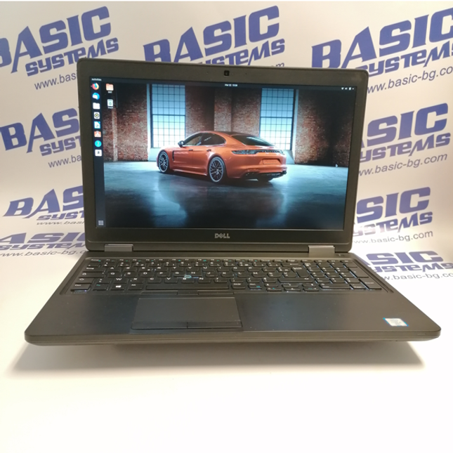 Лаптоп втора употреба DELL Latitude 5580 - CPU i5 6440HQ – 2,60GHz (Quad Core), 8GB RAM DDR4, 256GB SSD, HD Graphics 530, IPS (1920x1080). Поглед фронтално.