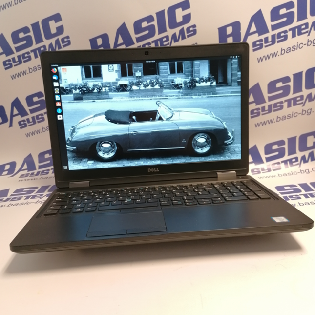 Лаптоп втора употреба DELL Latitude 5580 - CPU i5 6440HQ – 2,60GHz (Quad Core), 8GB RAM DDR4, 256GB SSD, HD Graphics 530, IPS (1920x1080). Поглед фронтално.