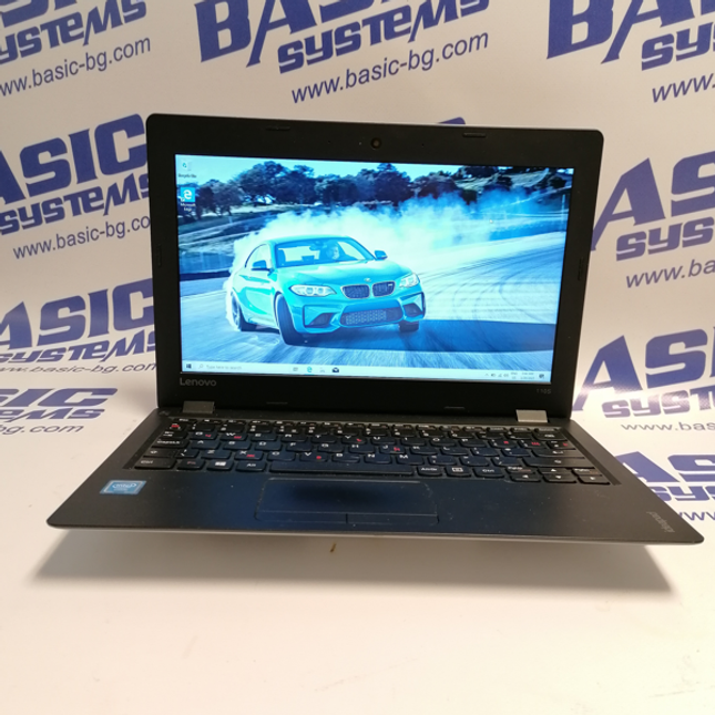Лаптоп втора употреба Lenovo Ideapad 110S - CPU N3160, 2GB RAM, 128GB SSD, HD Graphics 400 поглед отгоре в отворено пложение.
