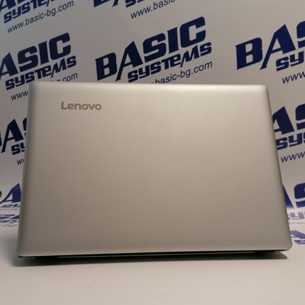Лаптоп втора употреба Lenovo Ideapad 110S - CPU N3160, 2GB RAM, 128GB SSD, HD Graphics 400 поглед отзад в отворено положение.
