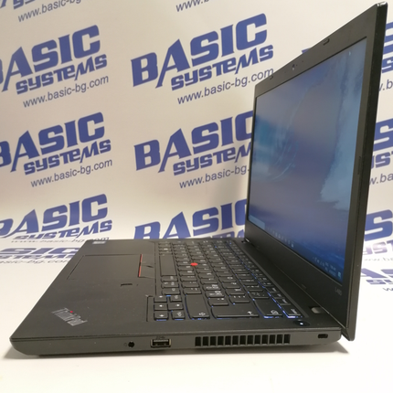 Корпоративни употребявани лаптопи ThinkPad от серия L. Lenovo ThinkPad L480 - CPU i5-8250U, 8GB RAM, 256 GB NVMe, UHD Graphics 620. Лаптоп втора употреба.