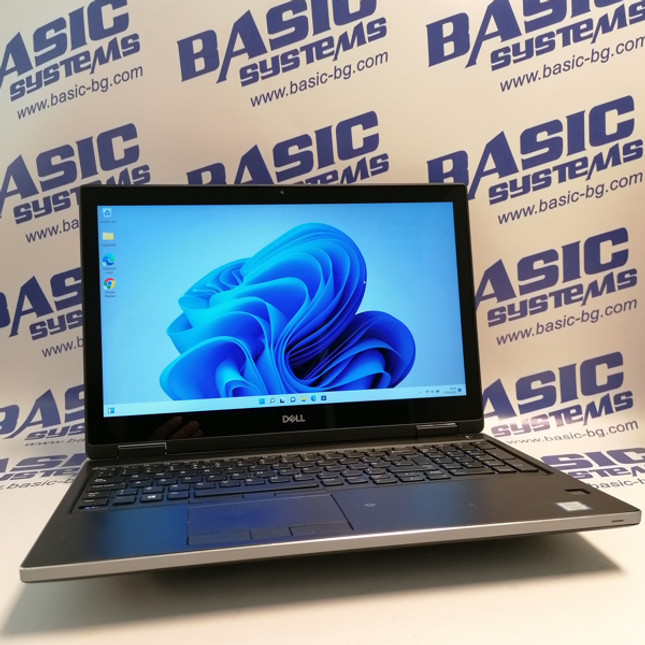 DELL Precision 7530 лаптоп втора употреба - CPU i7 8750H, 16GB RAM DDR4, 256GB NVMe, NVIDIA Quadro P2000 4GB GDDR5,  (1920x1080, IPS, touch)