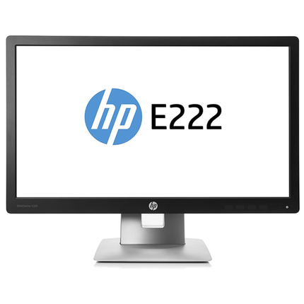 22" Монитор втора употреба HP EliteDisplay E222 - (1920 x 1080, IPS - матрица, DisplayPort, VGA, HDMI)
