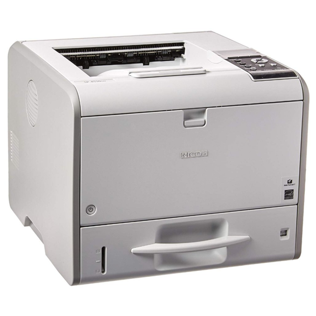 Описание: Принтер втора ръка за натоварени офиси, генериращи до 150 000 копия на месец. Тежи 19.2 kg. Интегриран дуплекс.