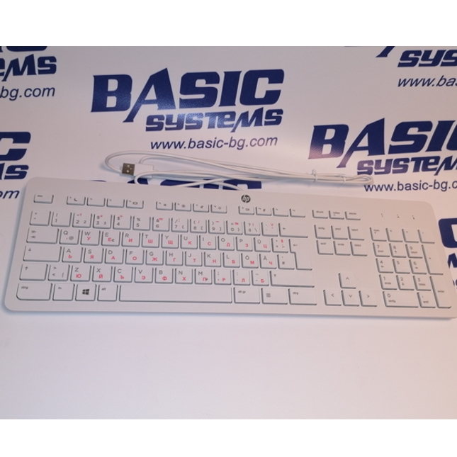Клавиатура HP Business Slim Grey - кирилизирана